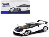Tarmac Works 1:64 Diecast Model Car Pagani Huayra BC Bianco Benny White