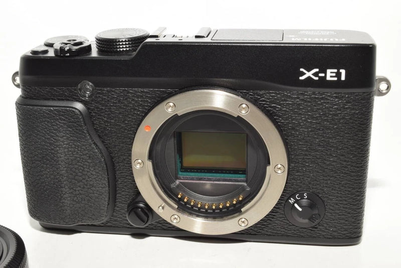 Fujifilm X-E1 Mirrorless Camera Body Black, 16.3MP, Compact, FX-X-E1B