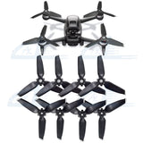 8PCS Low-Noise Propellers Blades Set For DJI FPV Combo Quick Release Prop Silver