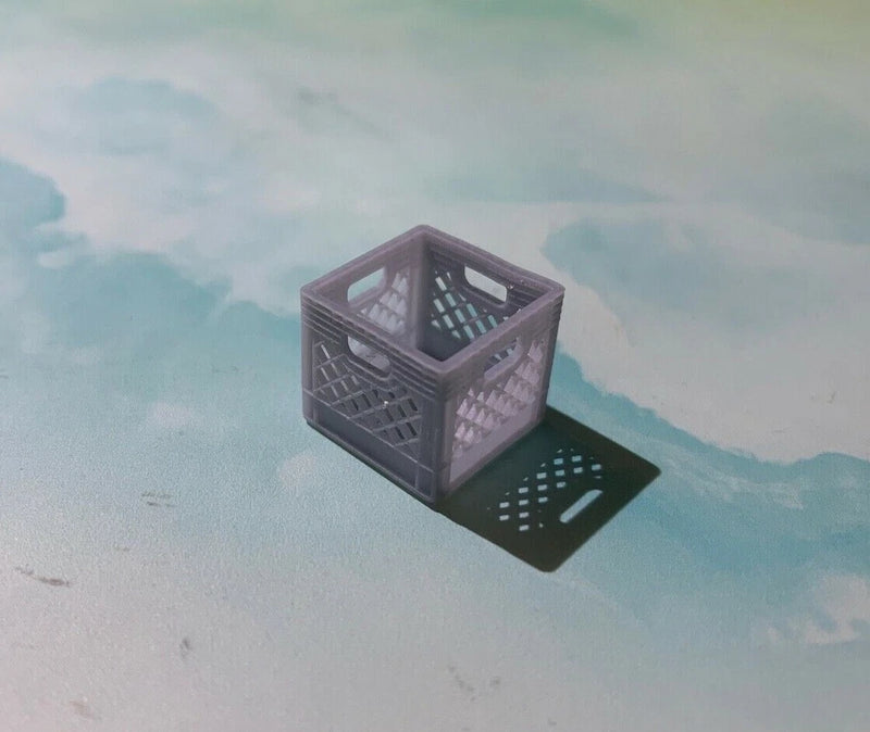 1/25 1/24 Milk Crate Model Car Dioramas 5 Per Pack Garage Resin 3d Printed