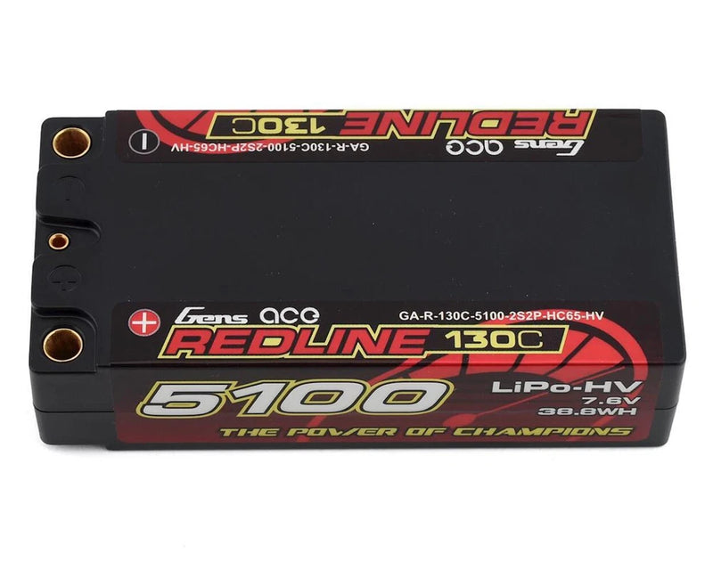 GENS ACE LIPO REDLINE 5100MAH 7.6V 130C GENS ACE