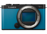 Panasonic LUMIX S9 Body Only Jet Black x Turquoise Blue Leather
