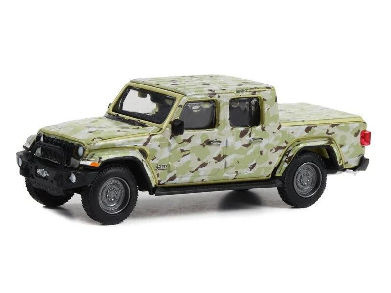 2022 Jeep Gladiator - U.S Army - Camouflage 1:64 Scale Model - Greenlight 61030F