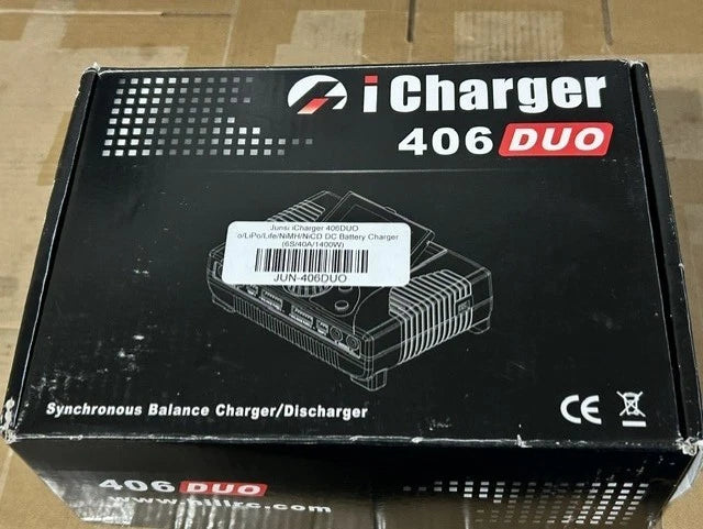 Junsi iCharger 406DUO Lilo/LiPo/Life/NiMH/NiCD DC Battery Charger (6S/70A/2200W)
