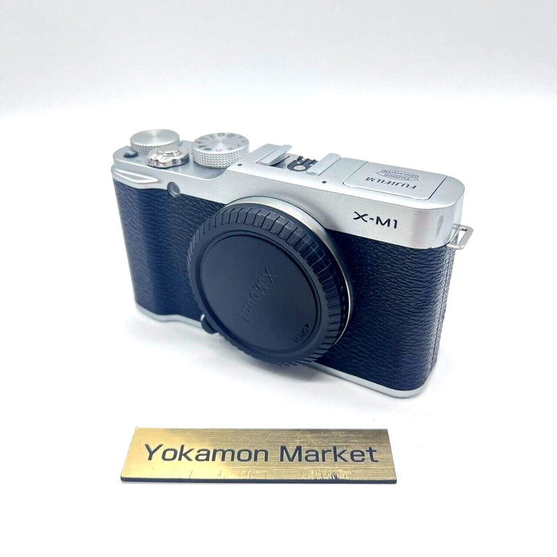 Fujifilm X-M1 16.3MP Digital Camera Body Silver  Japan F/S