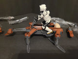 Propel Star Wars speeder drone with white/gray and orange arms and propellers