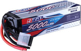 6S Lipo Battery 5000mAh 22.2V 80C Soft Pack for RC Helicopter Airplane FPV Drone Battery