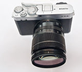 Fujifilm X-E4 26.1MP Mirrorless Digital Camera - Silver with FX 18-55mm lens