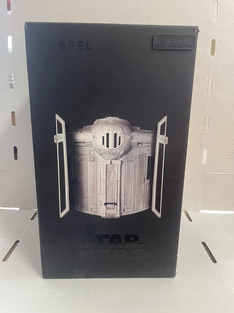 Propel collector's edition Tie Fighter battle drone display box with star ship art