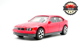 1995 BMW 318ti RED LUXURY 1/64 SCALE DIECAST COLLECTOR MODEL CAR