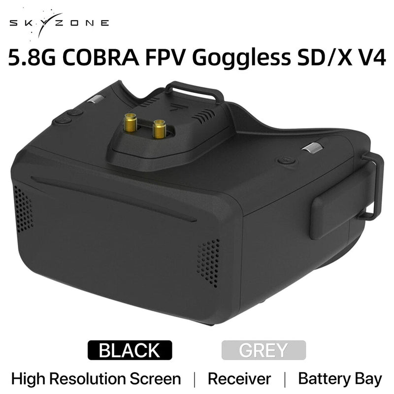 SKYZONE Cobra S X V4 FPV Video Goggles 800x480 4.3in 48CH Receiver for FPV Drone