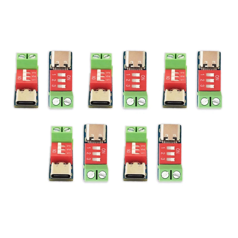 USB Type-C PD Trigger Board 10pcs Support 4-22V Input Over-Voltage Protection