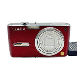 Panasonic LUMIX DMC-FX07 Digital Camera Red with New Battery Used From Japan