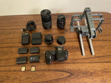 Camera Kit Panasonic Lumix GH4 + 3 Lenses + 4k video micro 4/3