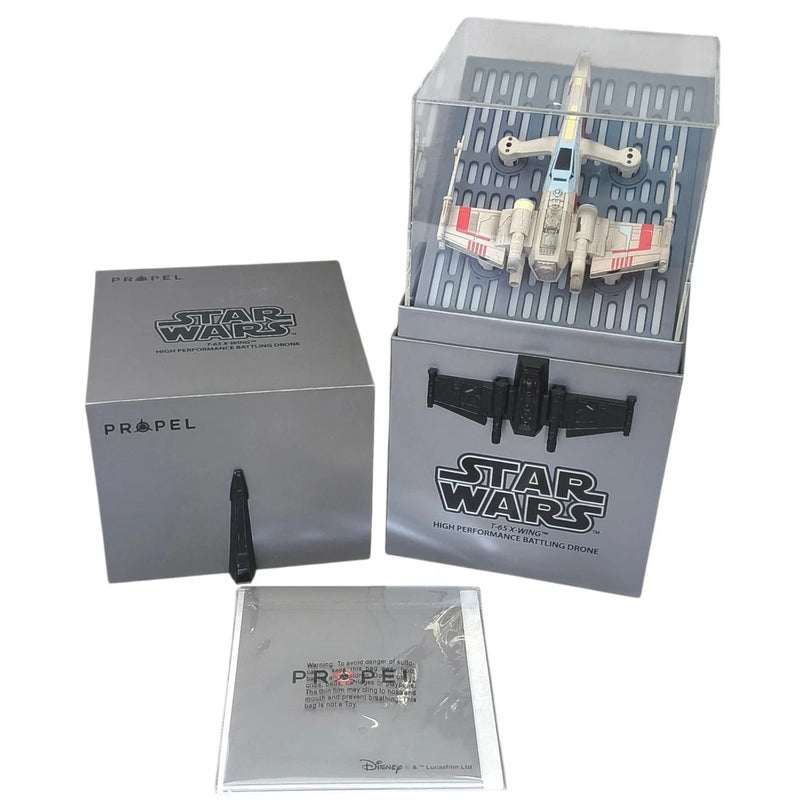 Propel Star Wars T-65 X-Wing battling drone collector's edition box set, with accessories