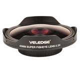 43MM 0.3X Fisheye Ultra Wide Angle DV Camcorder Lens with Hood Adapter US