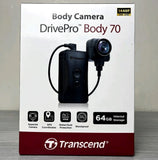 Transcend DrivePro Body 70 - Body Camera w/ 64GB Storage