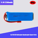 Lipo Battery 11.1V 2200mAh 30C 3S For RC X16 X21 X22 Drone X8 Quadcopter