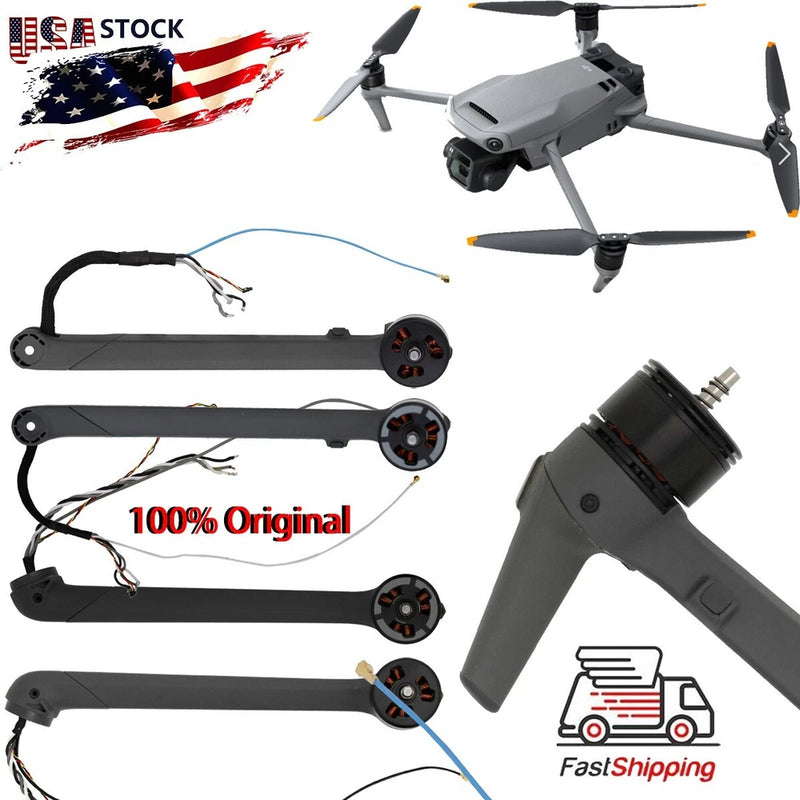 DJI Mavic 3 arm shell & motor cover set, dark gray left/right front/rear pieces