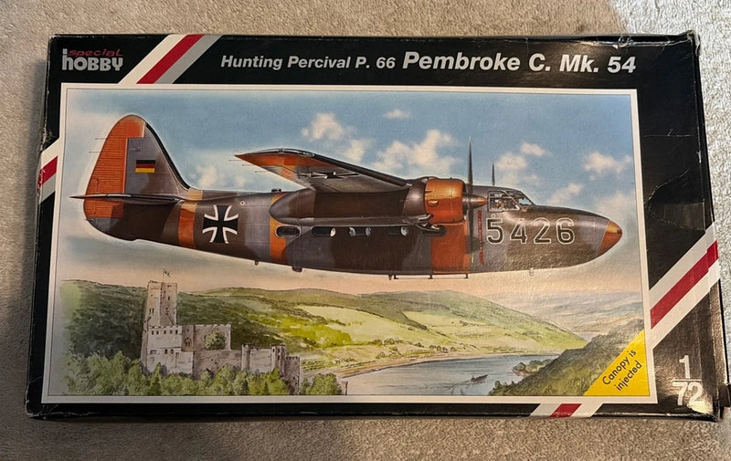 SPECIAL HOBBY 1/72 Hunting Percival P.66 Pembroke C.Mk.54 model kit, sealed