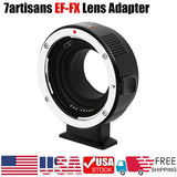 7 Artisans EF-FX Auto Focus Lens Adapter For EF Mount Lens To Fuji X