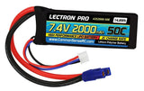 LECTRON PRO 2S LIPO 7.4V 2000MAH 50C BATTERY: EC3 Battery