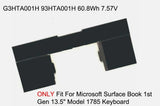 60.8Wh Battery For Microsoft Surface Book 1st Gen 13.5