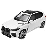 1:24 X5 M Competition LCI SUV Model Car Diecast Toy Cars Metal Vehicles White Battery