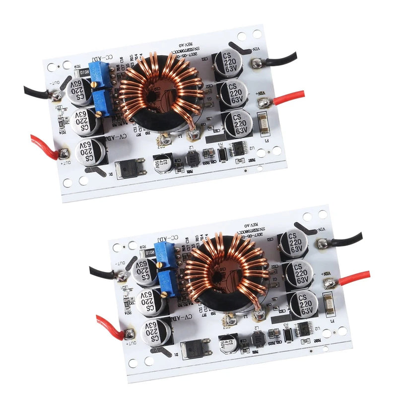 2pcs 600W Constant Current Boost Converter DC-DC 10V-60V to 12-60V 10A Booste...