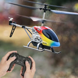 RC Helicopter 3.5CH Remote Control Drone Altitude Hold LED Light Gyro Toy