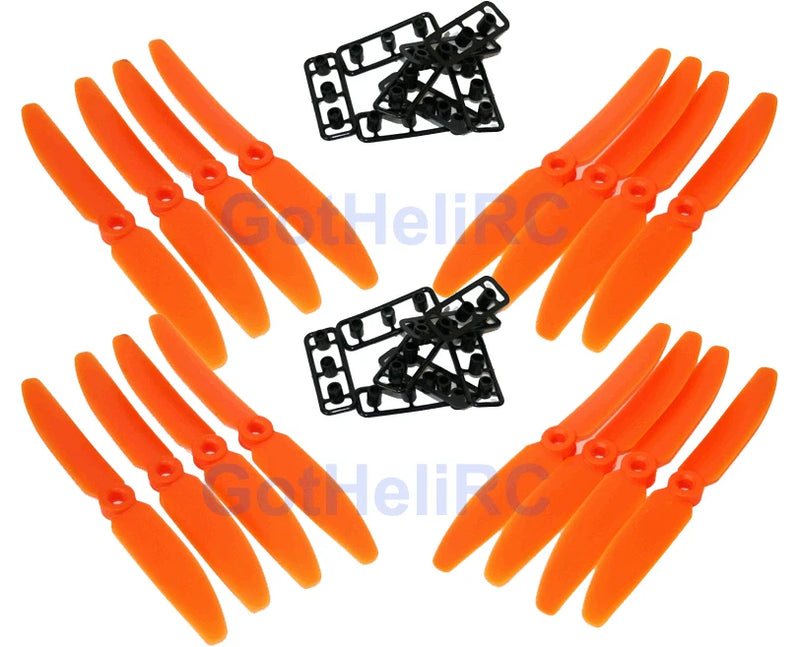GemFan 5030 5x3 ORANGE MultiRotor propeller CW CCW Mini 250mm Quadcopter (16pcs)