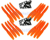 GemFan 5030 5x3 ORANGE MultiRotor propeller CW CCW Mini 250mm Quadcopter (16pcs)