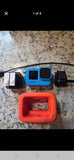 GoPro Action Camera Blue with Protective Cases, Mount, Charger, USB Cable