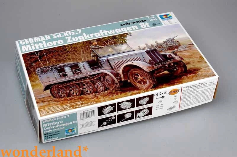Trumpeter 01514 1/35 Sd.Kfz.7 Mittlere Zugkraftwagen 8t early version model kit