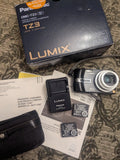 Panasonic Lumix DMC-TZ3 Digital Camera Bundle Original Box Battery Cords Charger