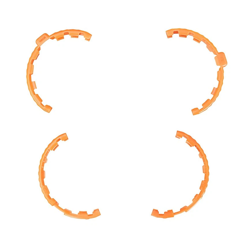 Orange TPU bump ring sleeve, segmented protective bumper ring