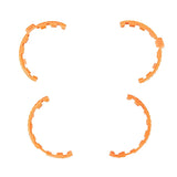 Orange TPU bump ring sleeve, segmented protective bumper ring