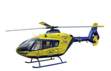 800 EC-135 ARF 800 Size ARF Lions Air RC Helicopter Fuselage Yellow Blue T2 KIT