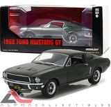 GREENLIGHT 84038 1:24 1968 FORD MUSTANG GT (HIGHLAND GREEN METALLIC)
