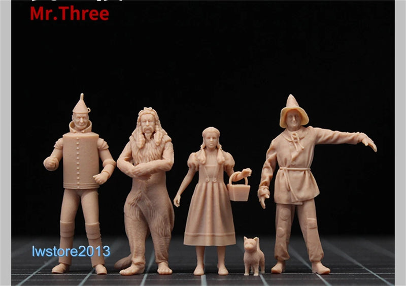 1/43 Scene Props Fairy Tale Man Miniatures Figures Model For Cars Vehicles Toys