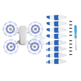 8pcs Low Noise Propellers Blades Props Set White & Blue For DJI Mini 2 SE Drone