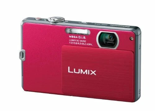 Panasonic Lumix FP3 Camera 14.1MP Red 4x Optical Zoom Touchscreen From Japan