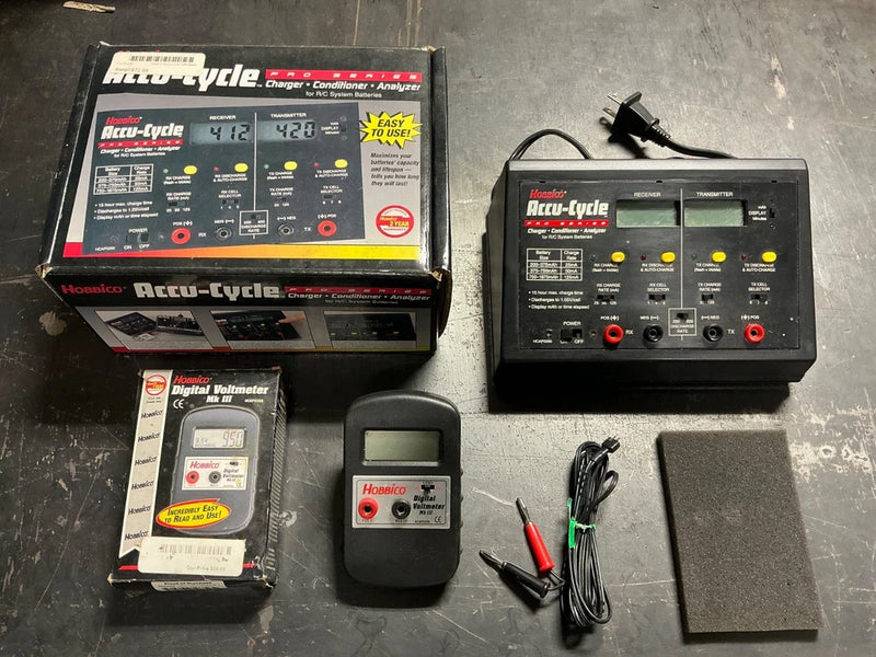 Hobbico Accu-Cycle Elite Pro Series Programmable Charger Battery Analyzer Battery