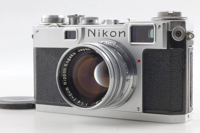 ??N MINT+?? Nikon S2 Rangefinder Sliver film Camera Nikkor S.C 5cm 50mm f1.4 JAPAN