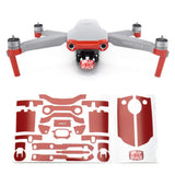 WRAPGRADE red drone skin sticker set with cut vinyl templates for drone body