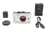 ¡îNEAR MINT¡îPanasonic LUMIX GF1 Digital Camera White From JAPAN