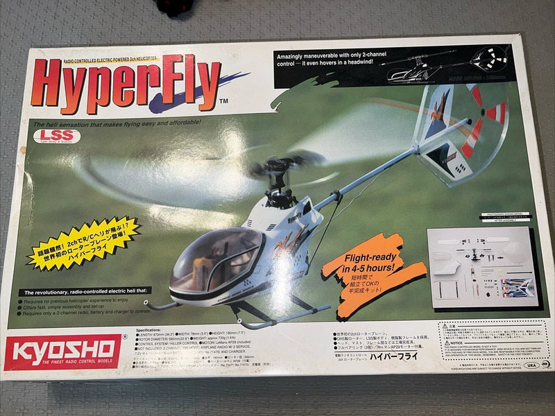 Kyushu Hyperfly, Radio Controlled Electric Powered 2ch Helicopter, Opened, New