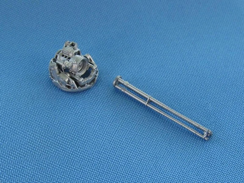 1/48 scale Gatling gun barrel and engine-like piece