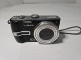Panasonic Lumix DMC-TZ3 Digital Camera 7.3mp 10x Zoom Black Untested