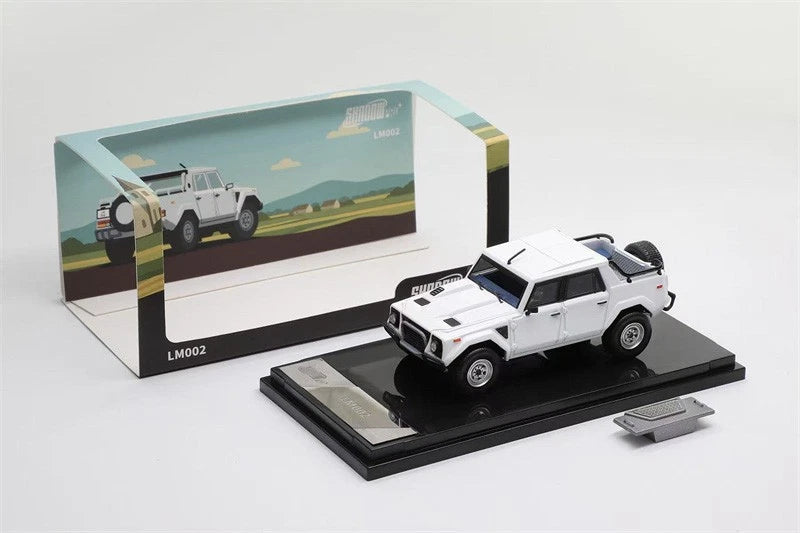 Shadow Pro 1:64 LM002 SUV LHD Peral White (504) Diecast Model Car
